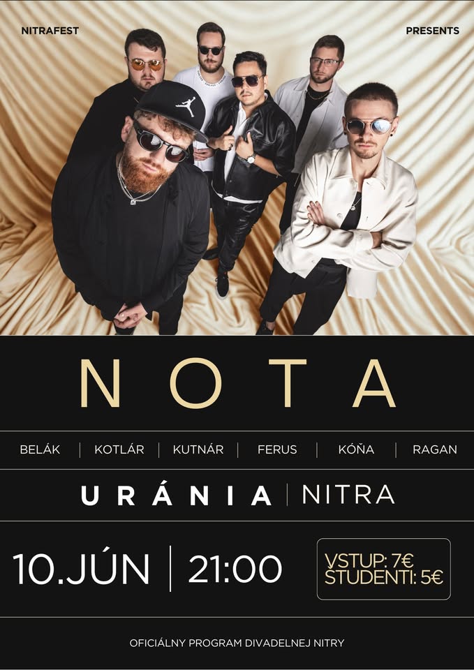 NOTA @ Uránia, Divadelná Nitra 2025