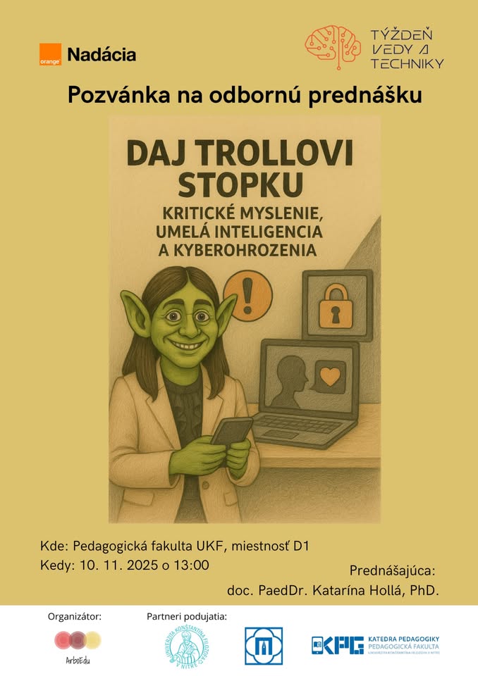 Daj Trollovi stopku: Kritické myslenie, umelá inteligencia a kyberohrozenia