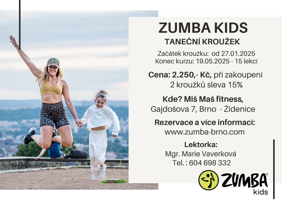 Zumba Kids v Židenicích