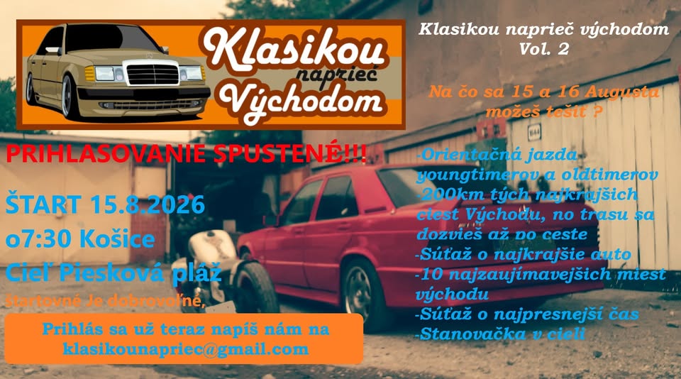 Klasikou naprieč Východom 2026