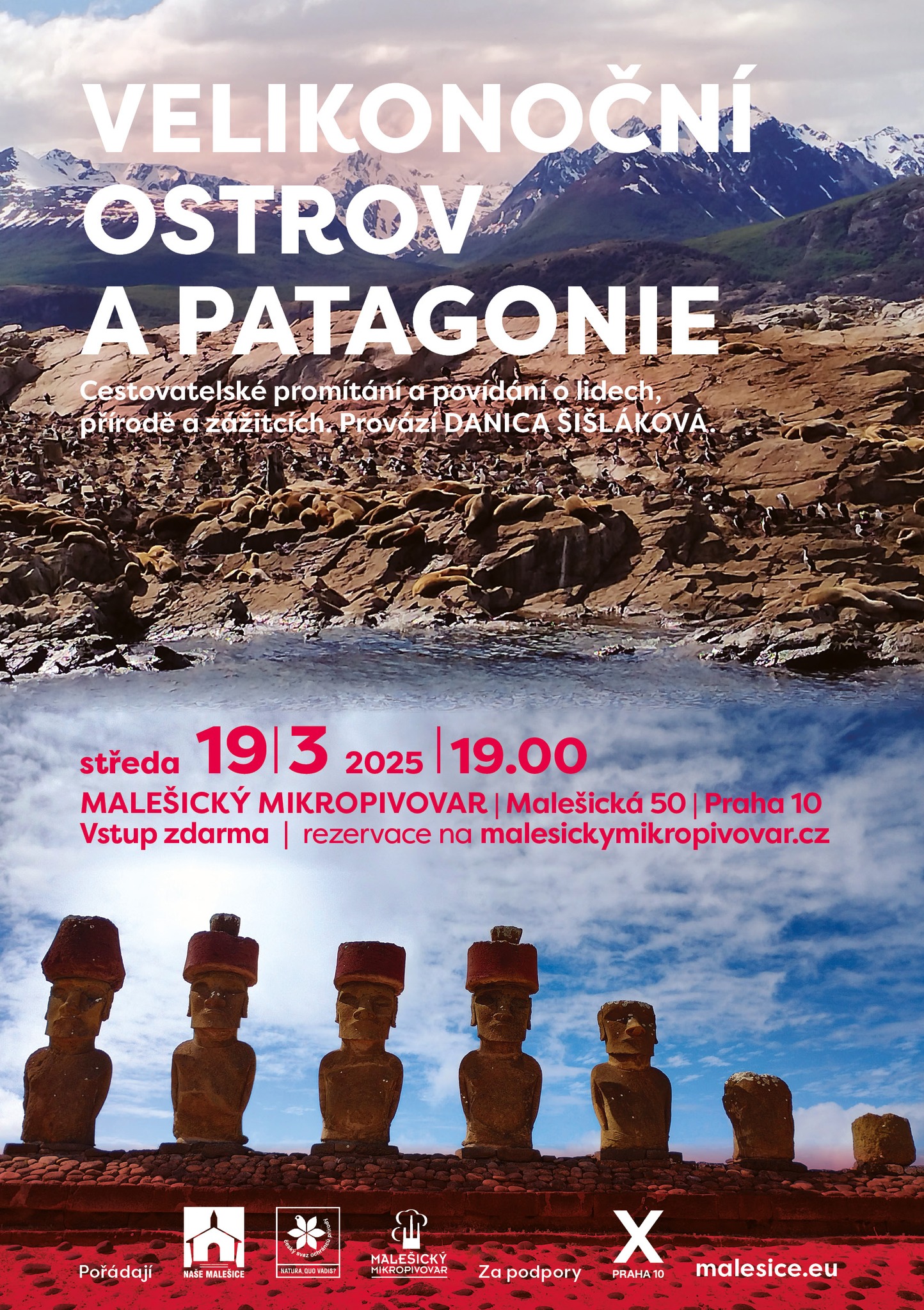 Cestovatelské promítání: Velikonoční ostrov a Patagonie