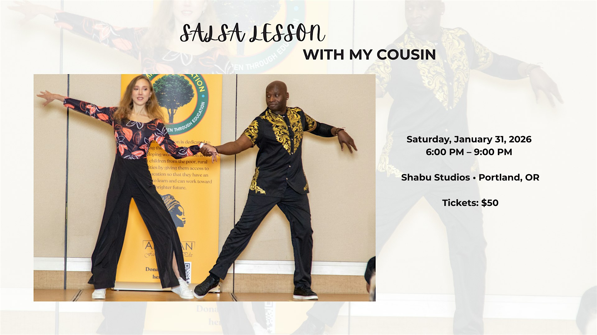 Salsa Lessons with My Cousin