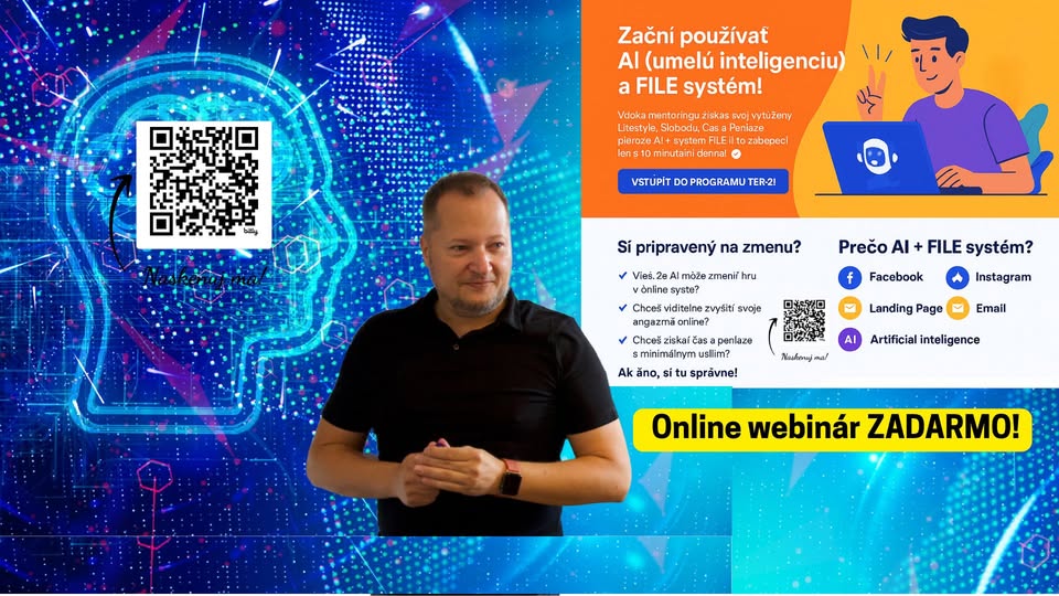 🎥 Ako ušetriť 10 hodín týždenne vďaka AI a FILE systému – WEBINÁR ZDARMA