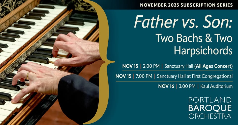 Father vs. Son: Two Bachs & Two Harpsichords