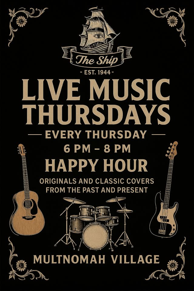 The Yascha Band Thursday Happy Hours @ The Ship