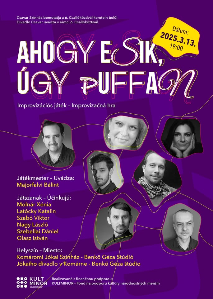 Ahogy esik, úgy puffan a 6. Csallóköztiválon a Jókai Színházban