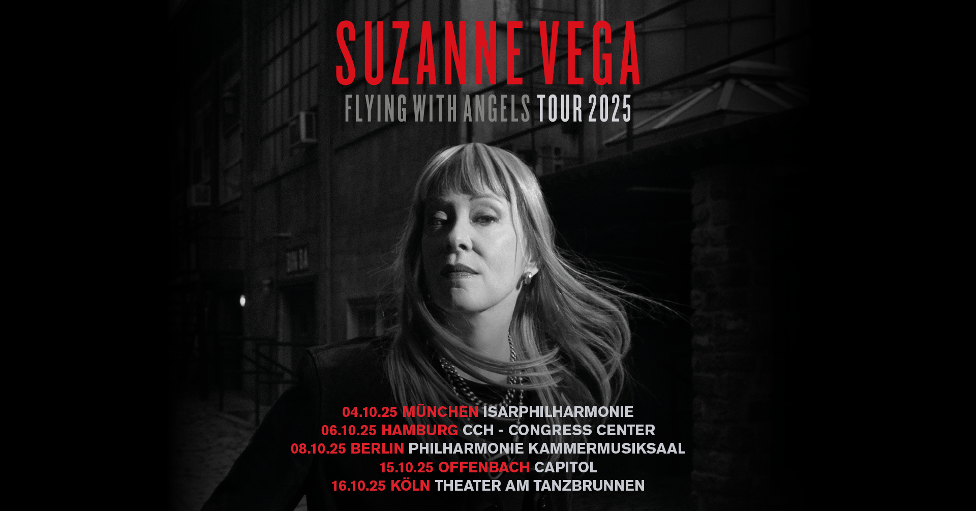 SUZANNE VEGA - FLYING WITH ANGELS TOUR 2025 - Berlin