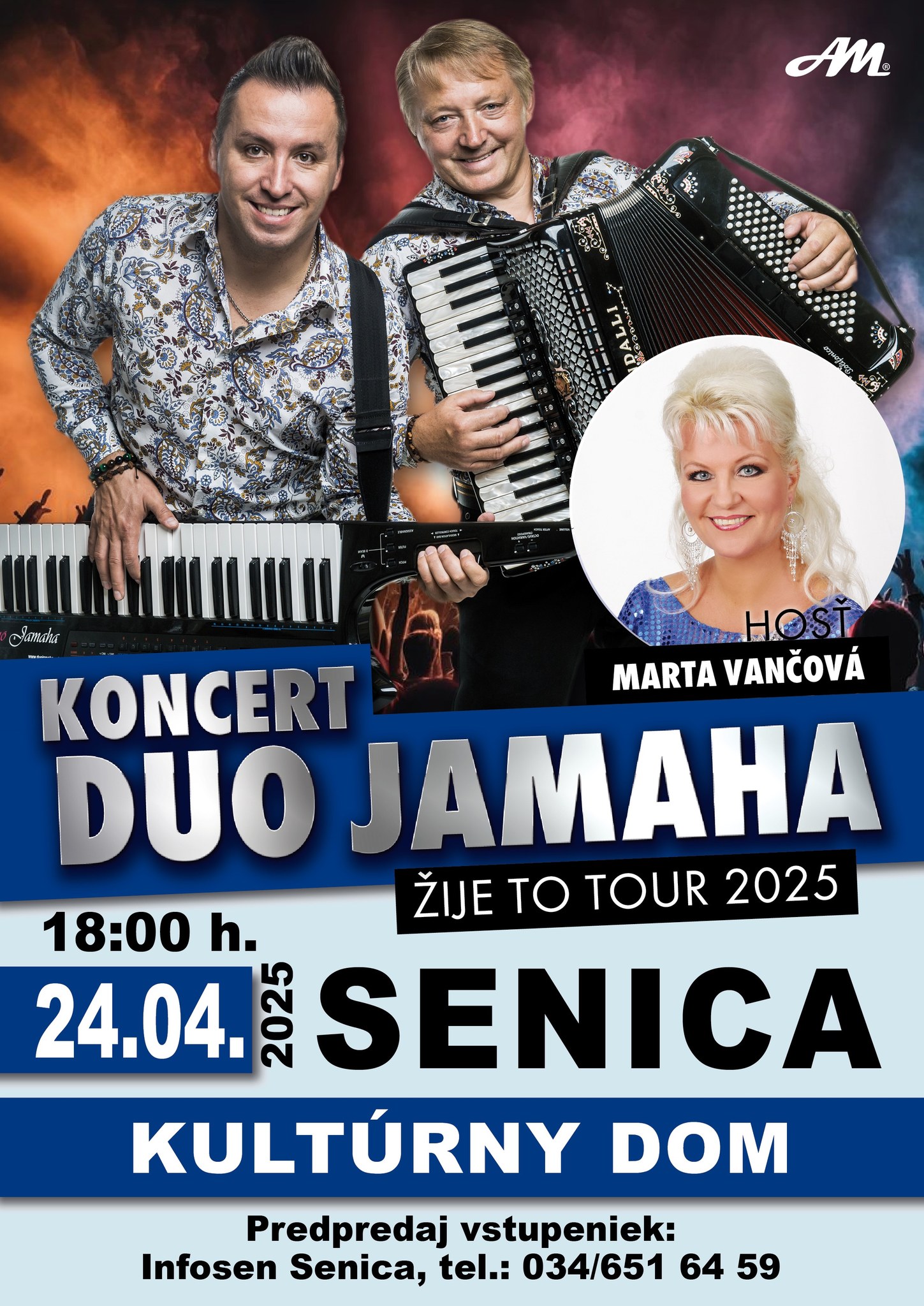 Koncert DUO JAMAHA a hosť Marta Vančová Senica