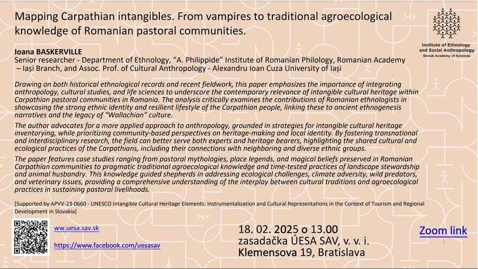 Mapping Carpathian intangibles.