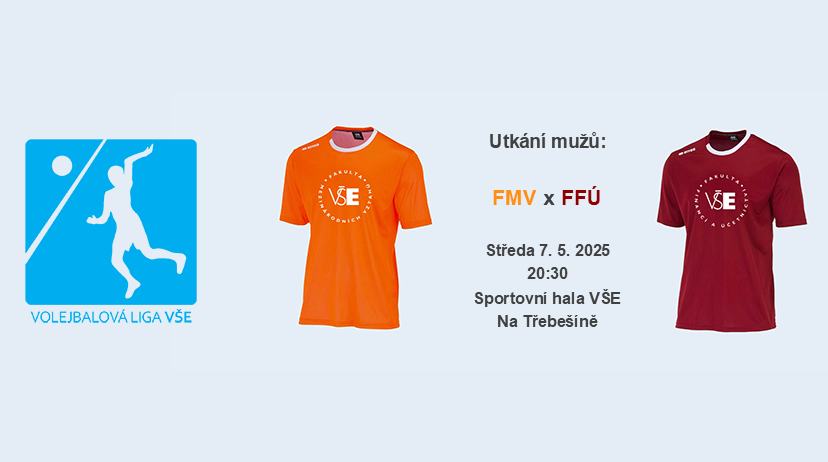 Utkání mužů FMV vs. FFÚ
