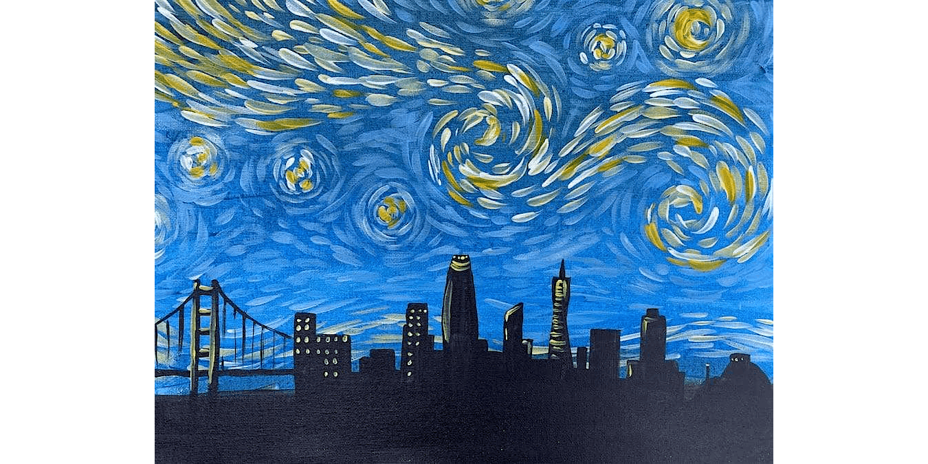 Starry Night - Paint and Sip in Portland | Classpop!™