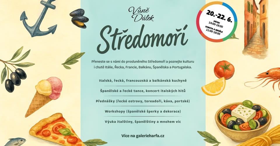 Vůně Dálek v Galerii Harfa - Středomoří