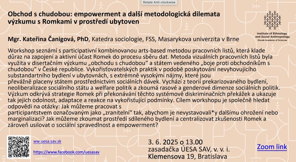 Obchod s chudobou: empowerment a další metodologická dilemata výzkumu s Romkami v prostředí ubytoven