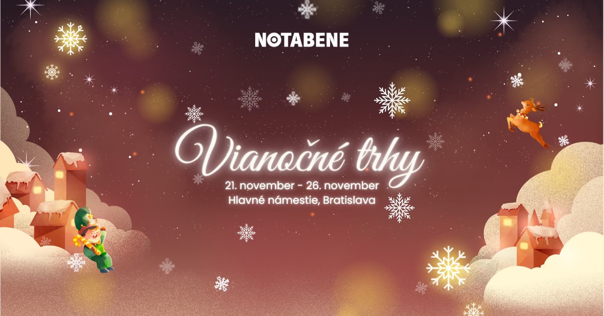 Staromestské vianočné trhy s NOTA BENE