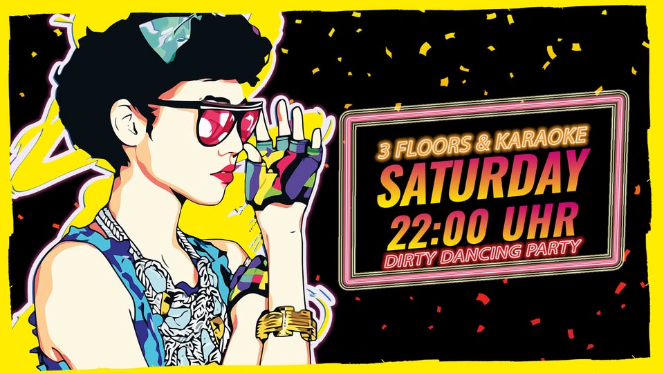 11.10. Dirty Dancing Party💘 80s & 90s Love - 3 Floors & Outdoor Area - Oktobertanz✨