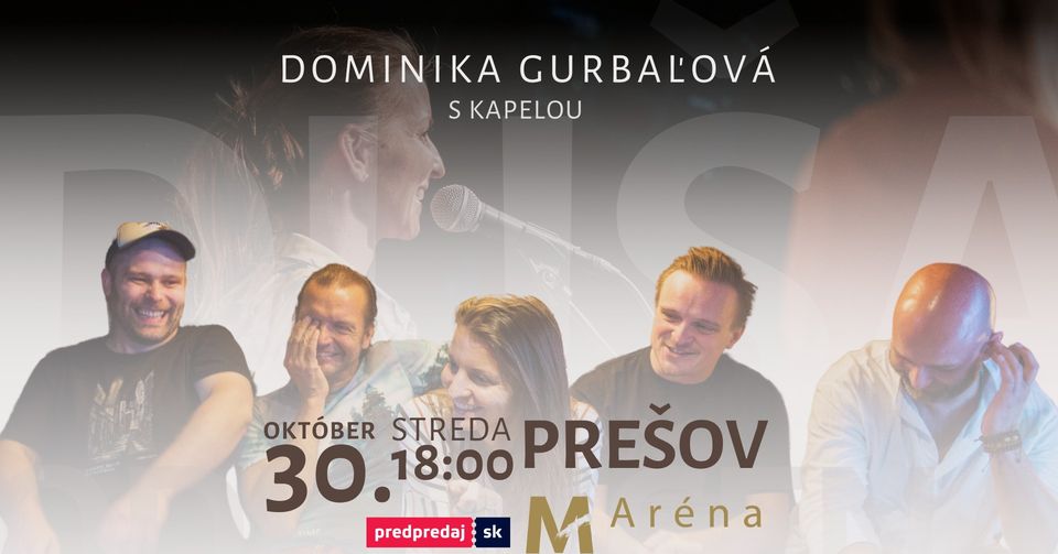 Dominika Gurbaľová s kapelou- M Aréna