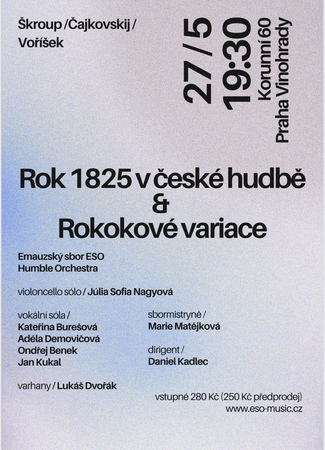 Rok 1825 v české hudbě & Rokokové variace