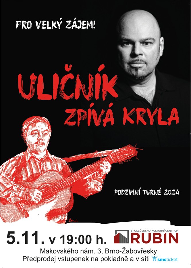 Uličník zpívá Kryla