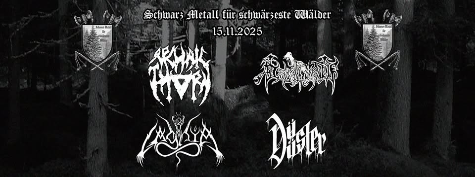 Schwarz Metall für schwärzeste Wälder am 15.11.2025