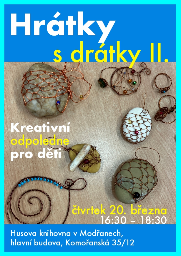 Kreativní odpoledne pro děti 5 – 11 let