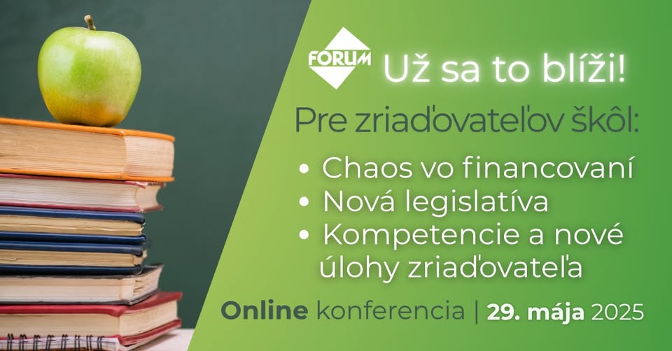 Konferencia pre zriaďovateľov škôl: Legislatívne zemetrasenie v roku 2025