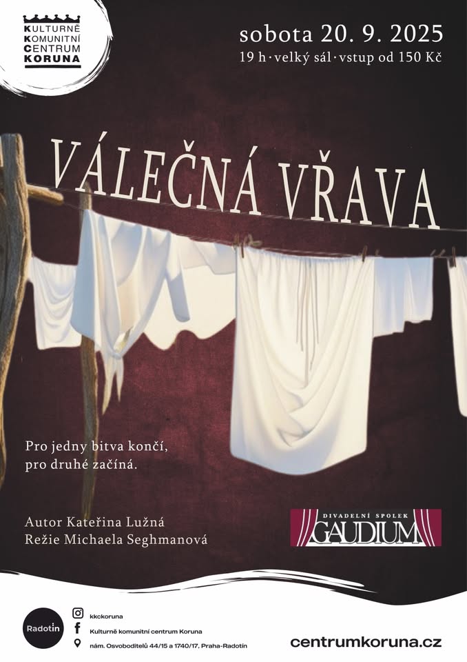 Válečná vřava hra Kateřiny Lužné