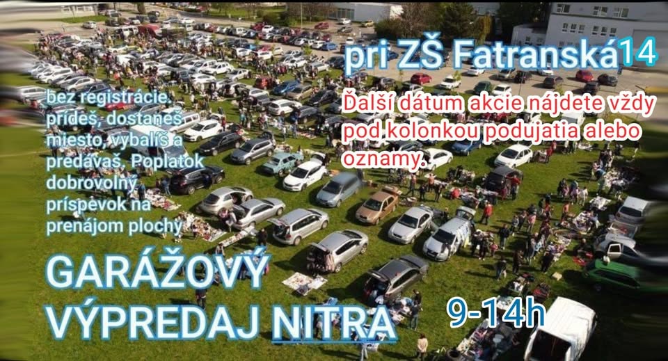Garážový výpredaj Nitra