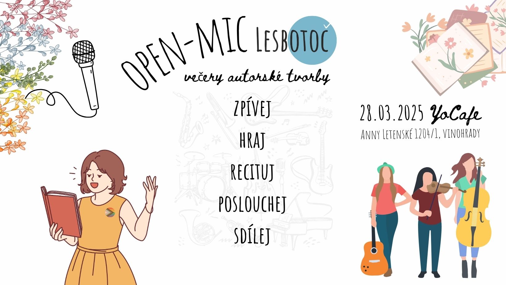OPEN-MIC Lesbotoč - večery autorské tvorby 3