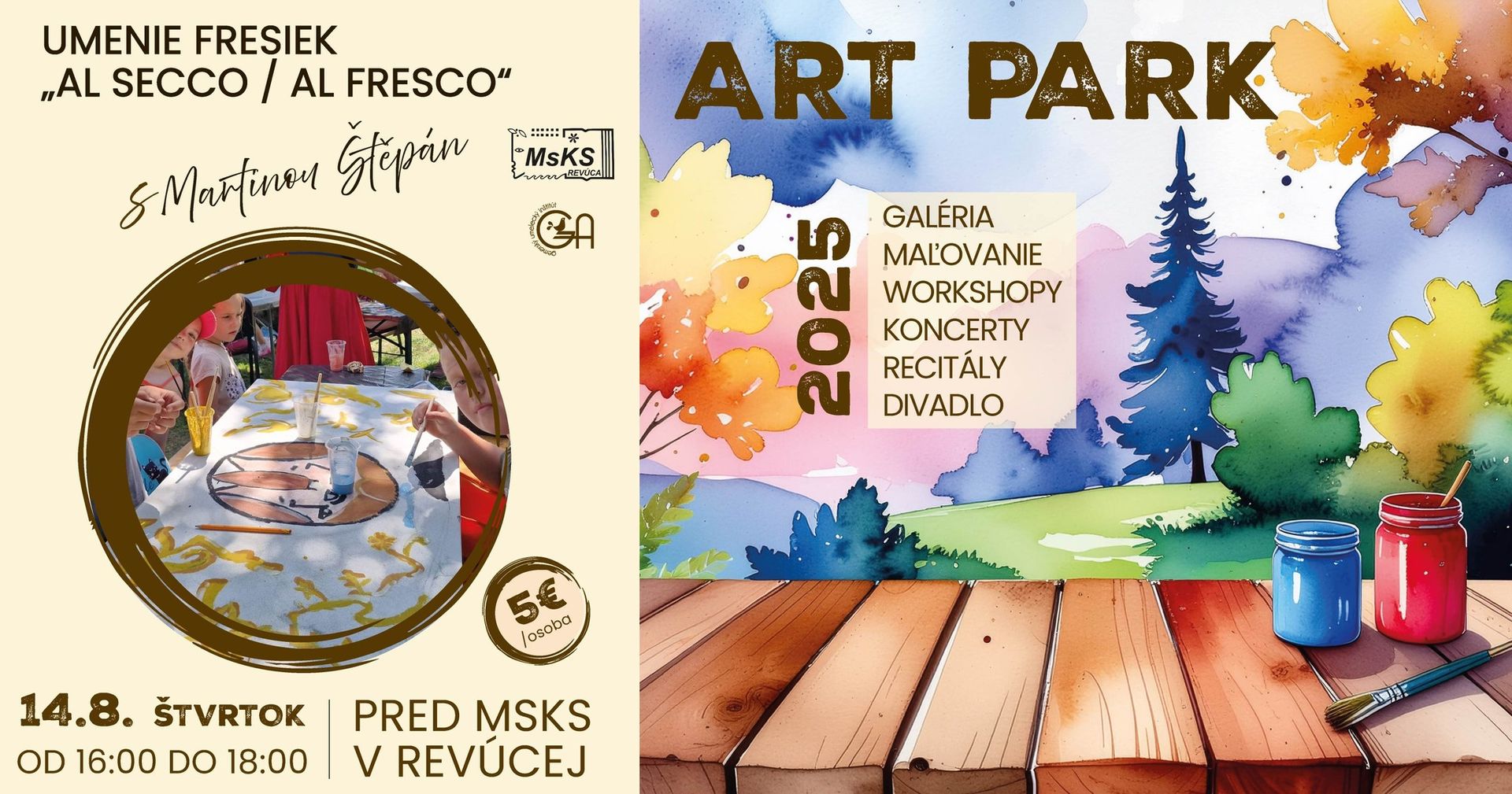 Workshop Umenie fresiek, ART PARK Revúca
