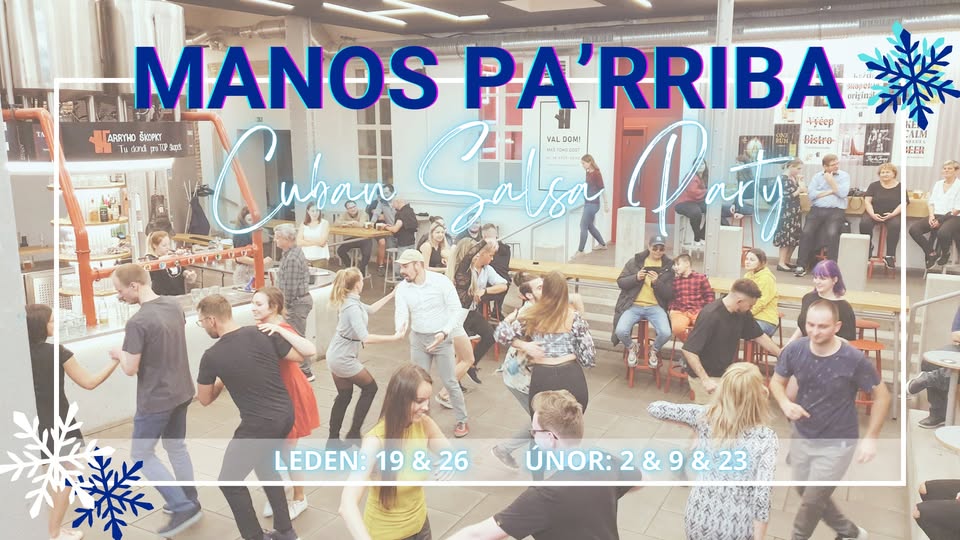 MANOS PA'RRIBA cuban salsa party