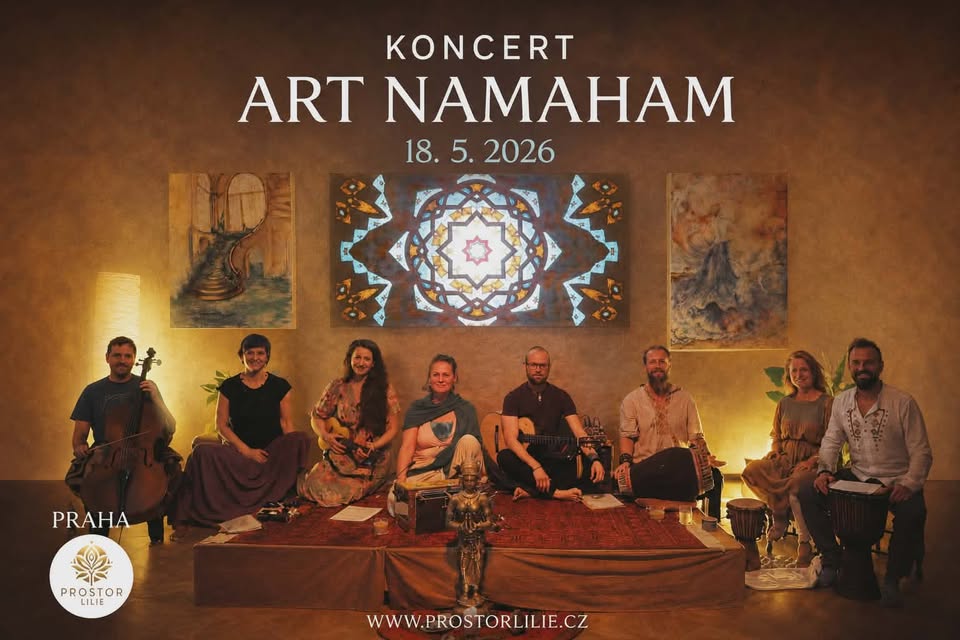 Společný zpěv manter s Art Namaham v Prostoru Lilie