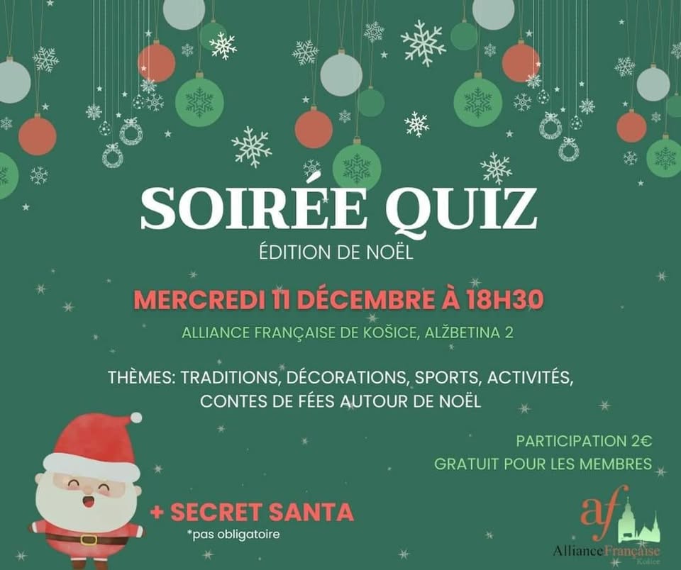 Soirée quiz/ Kvízovy večer
