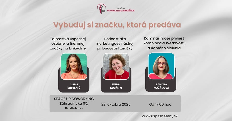 Vybuduj si svoju značku, ktorá predáva
