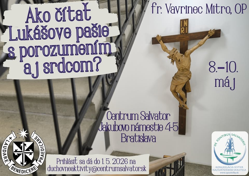 Ako čítať Lukášove pašie s porozumením aj srdcom? (víkendová duchovná obnova)