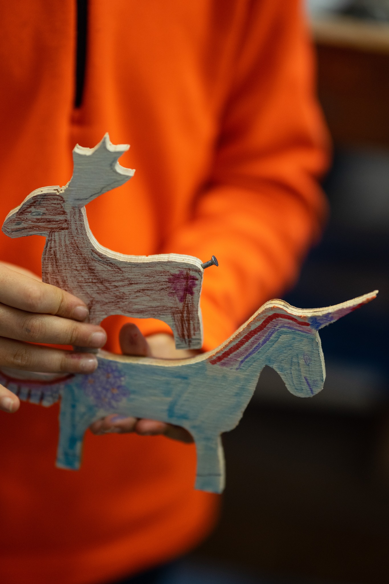 HYB4 Dílna: Sochařina z dřevěných odřezků pro děti