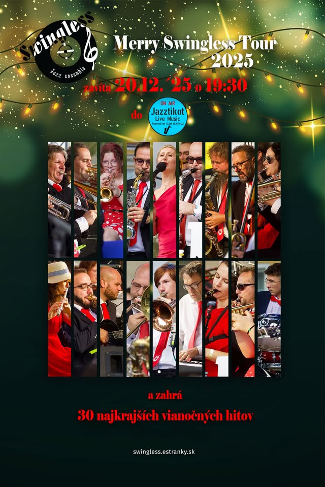 Merry Swingless Tour v Jazztikot