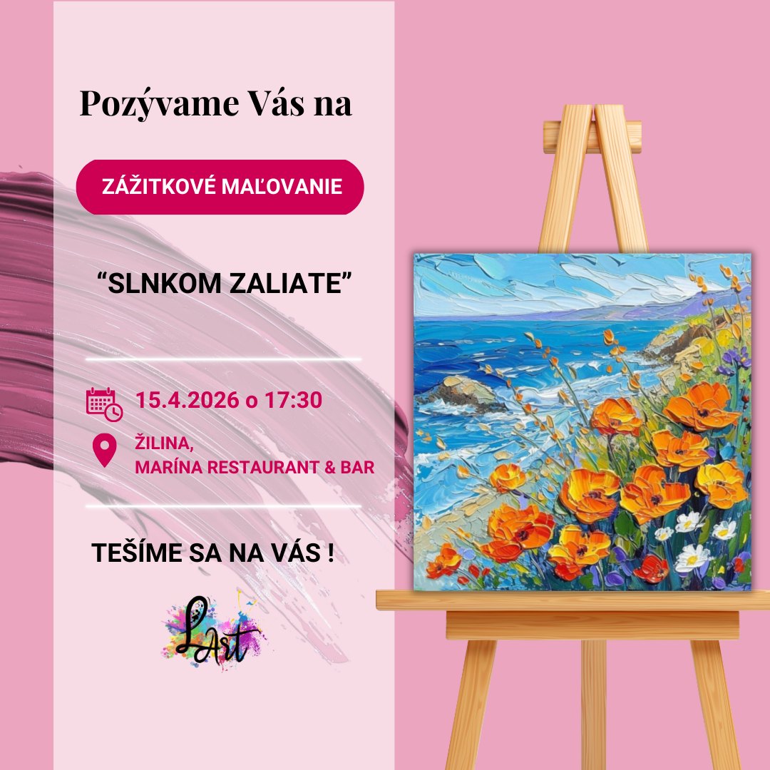 Zážitkové maľovanie- Slnkom zaliate