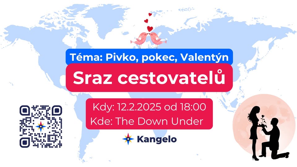 Sraz cestovatelů č. 80- Pivko & pokec | Praha | Téma: Valentýn <3