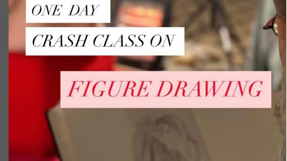 1 DAY CLASS INTRO TO FIGURE DRAWING for beginners - with live model