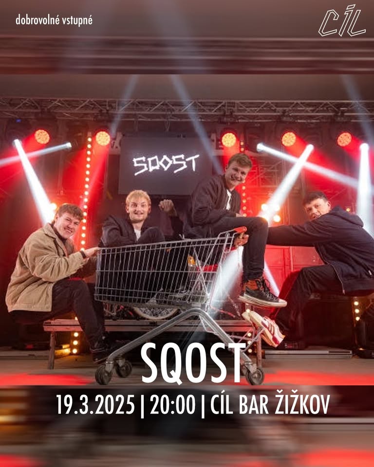 SQOST | CÍL NIGHTS LIVE | 19.3.2025, 20:00 | dobrovolné vstupné
