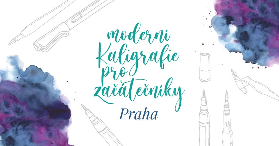 Kurz moderní kaligrafie pro začátečníky - Praha 25. 5. 2025