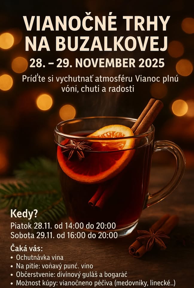 Vianočné trhy na Buzalkovej
