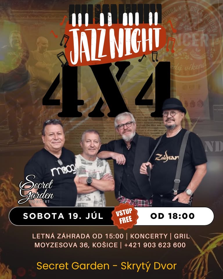 Jazzový koncert 4x4 band