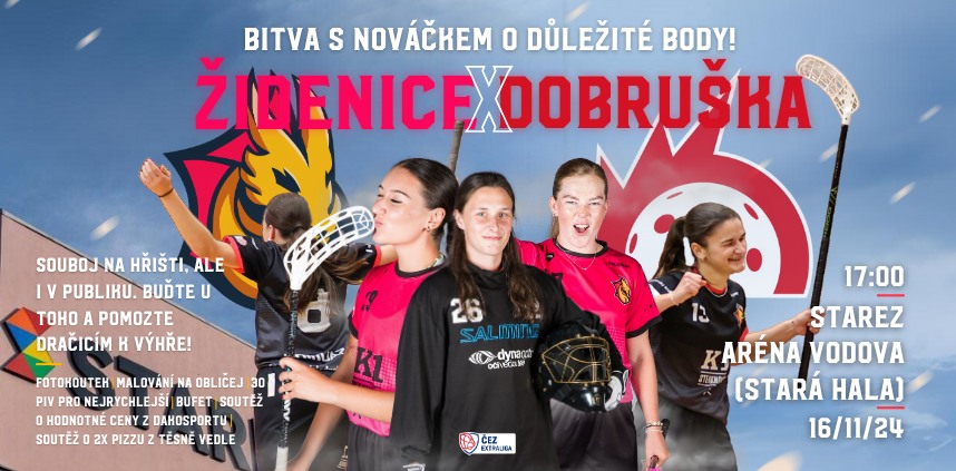 9. kolo ČEZ Extraligy žen: K1 Florbal Židenice - FBC KAMAT Dobruška