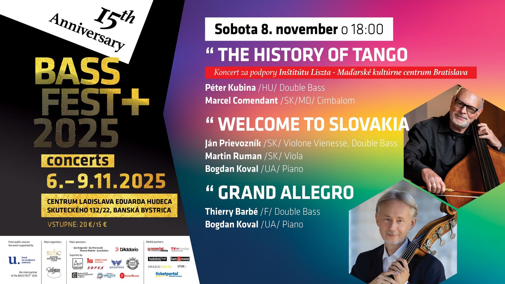 Koncert lektorov BassFestu+ a ich hostí