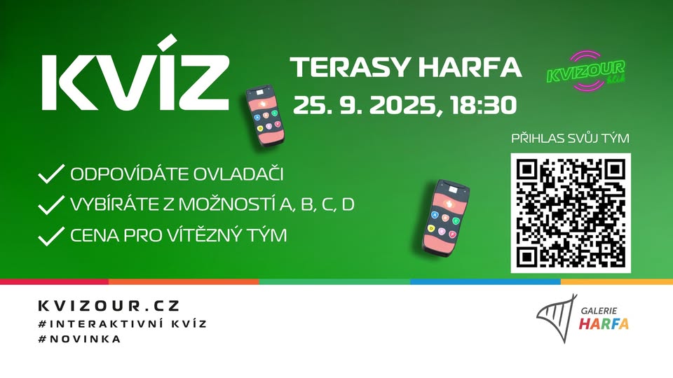 Interaktivní kvíz na Terasách Harfa - Kvizour KLIK