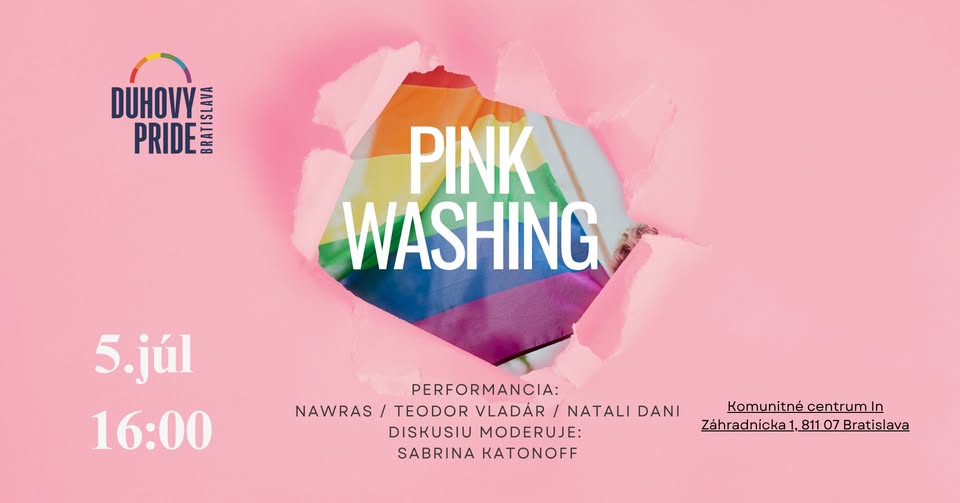 PRIDE mesiac: PINK WASHING