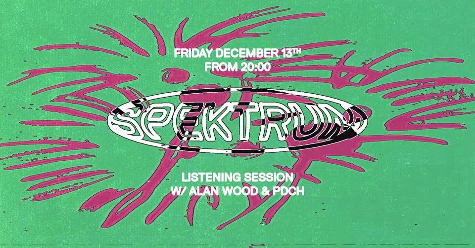 Spektrum Bar Night w/ Alan Wood & PDCH