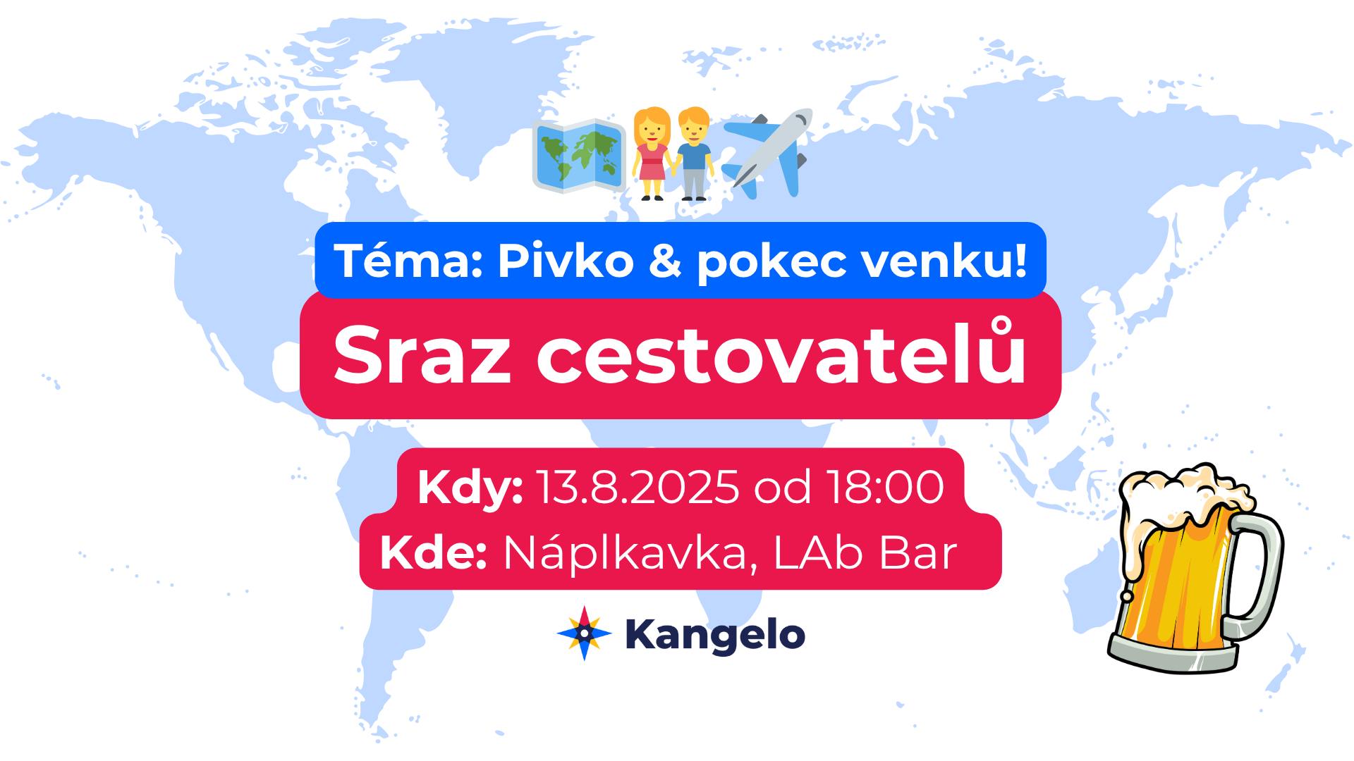 Sraz cestovatelů č. 86 - Pivko & pokec | Praha | Náplavka
