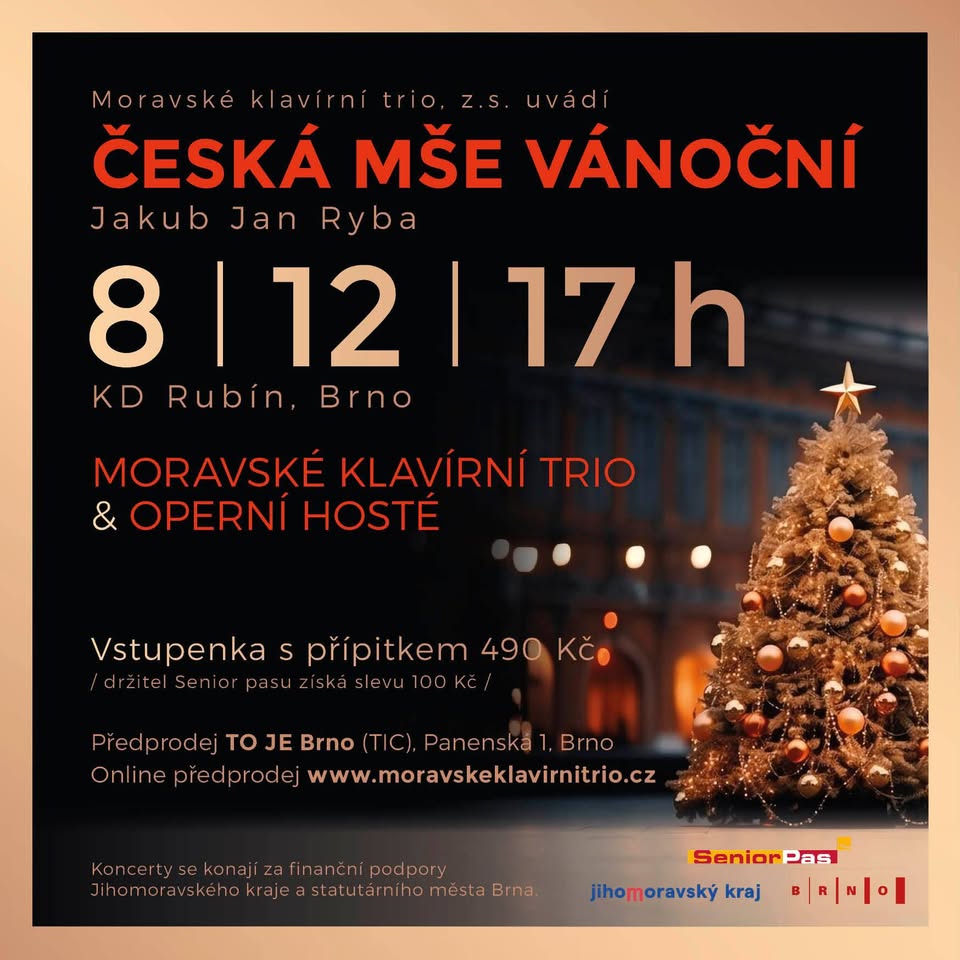 Moravské klavírní trio & Rybova mše Vánoční